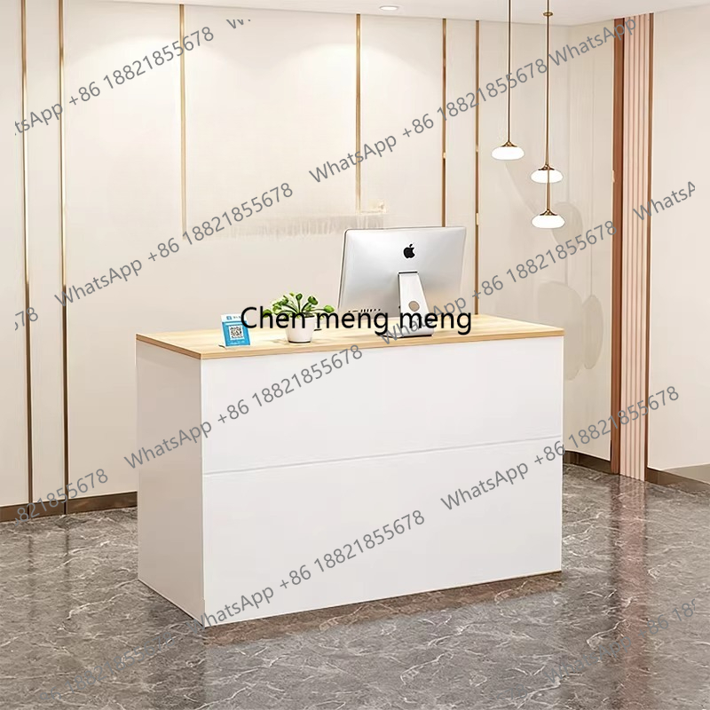 Woodworking Institute - Luxury Reception Desk Beauty Institute Infodesk
