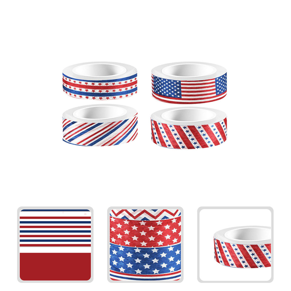 Woodworking Usa - 12 Rolls Usa Independence Day Themed
