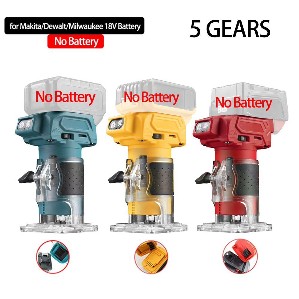 Woodworking Usa - Brushless Trimmer for Woodworking Wood Router