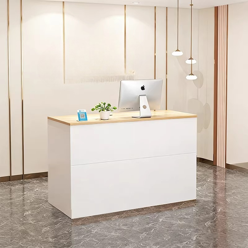 Woodworking Institute - Luxury Reception Desk Beauty Institute Infodesk