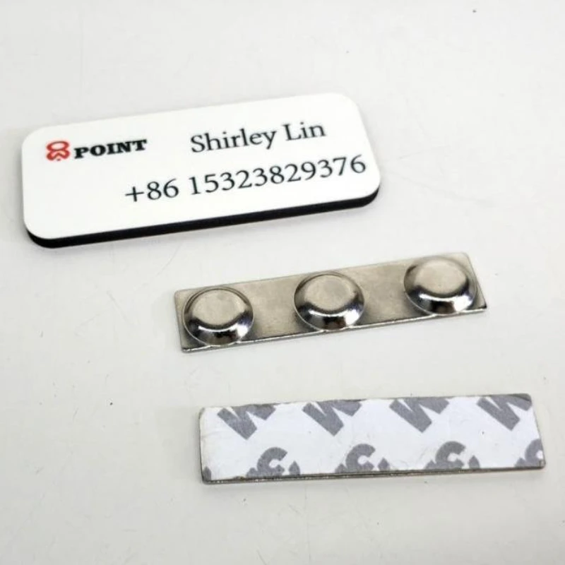 Woodworking Names - 39*76*3mm Rectangle Badge With Magnet MDF