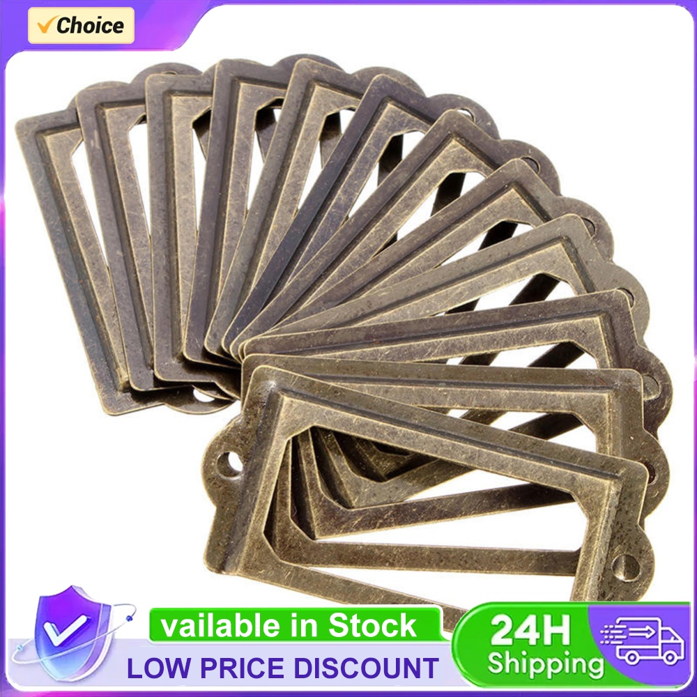 Woodworking Names - 12pcs File Name Card Holder Antique