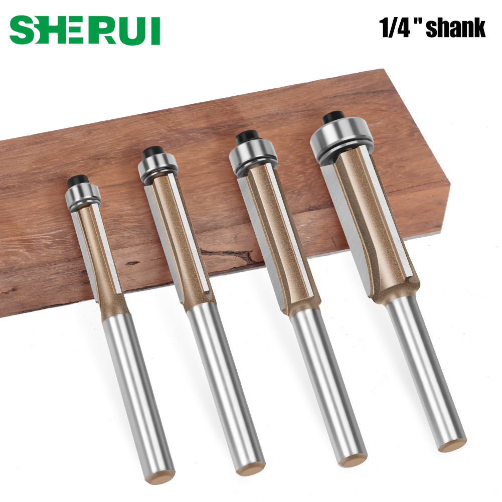 Woodworking Nc - 6mm 1/4in Shank Z3 Flush Trim