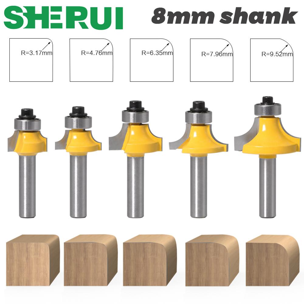 Woodworking Nc - 8mm shank Corner Round Over Router