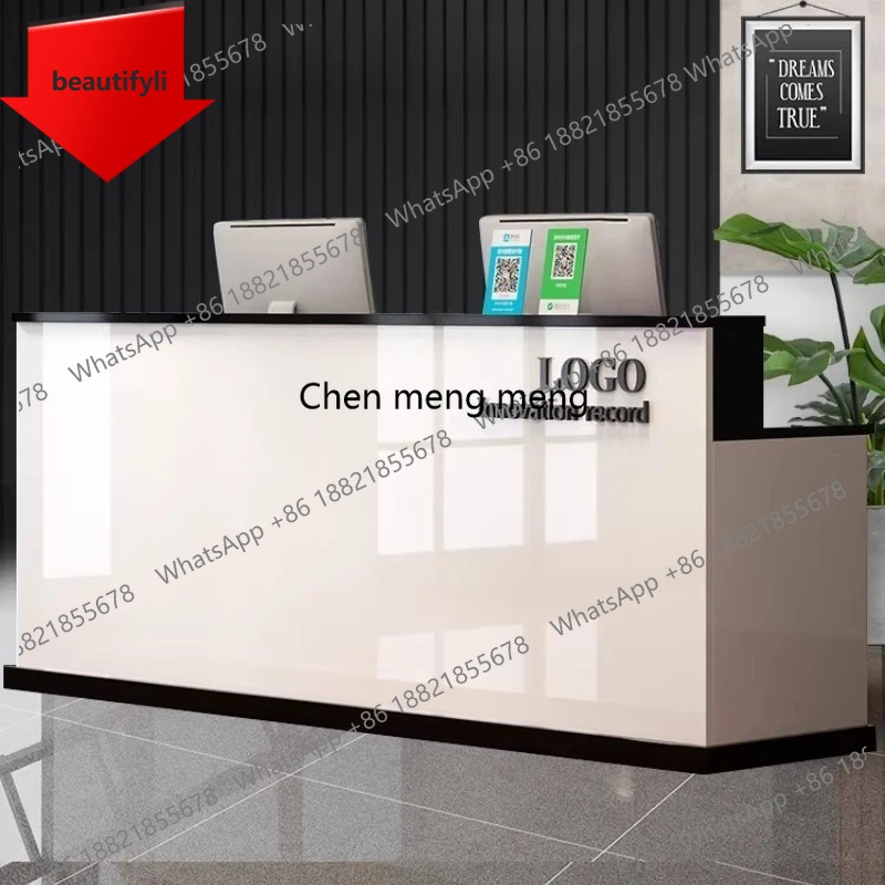 Woodworking Institute - X188 Beauty Institute Reception Desk Study