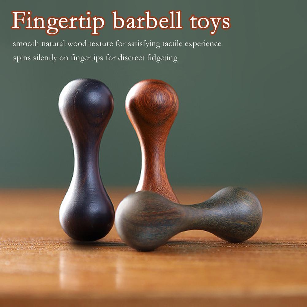 Woodworking Joint - Mini Dumbbell - Decompression DIY Fingertip