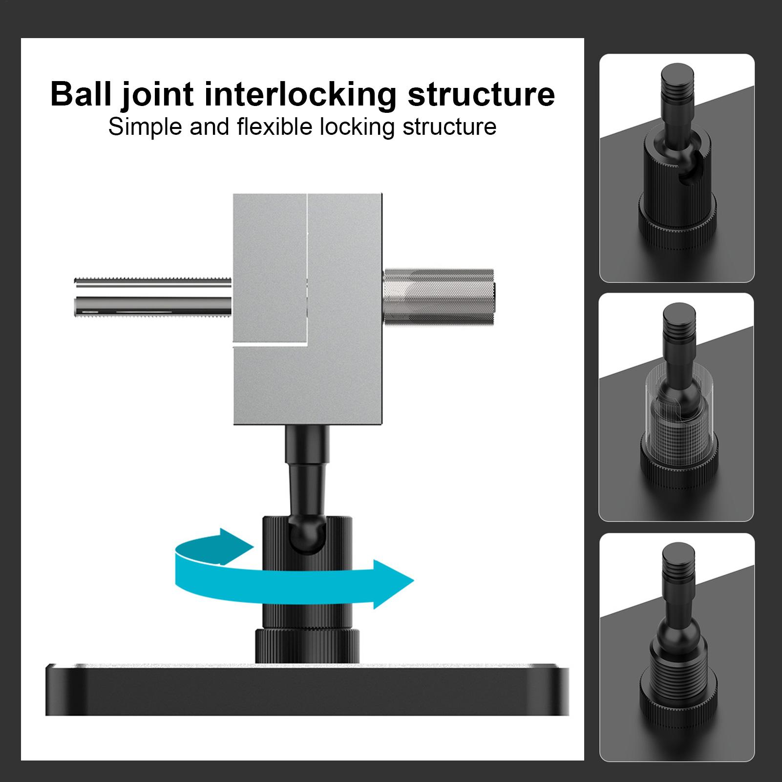 Woodworking Vice Quick Release - Small Bench Vise 2-in-1 Desk Vice