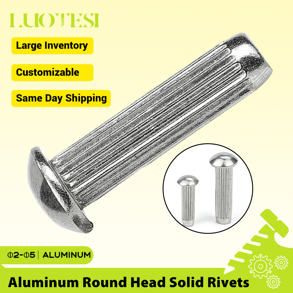 Woodworking Names - Round Head Solid Rivets Aluminum Alloy