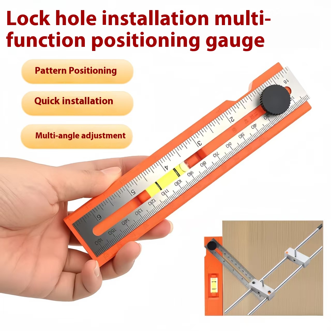 Multi-role Depth Measuring Rul - Woodworking Basic Tools recension och pris