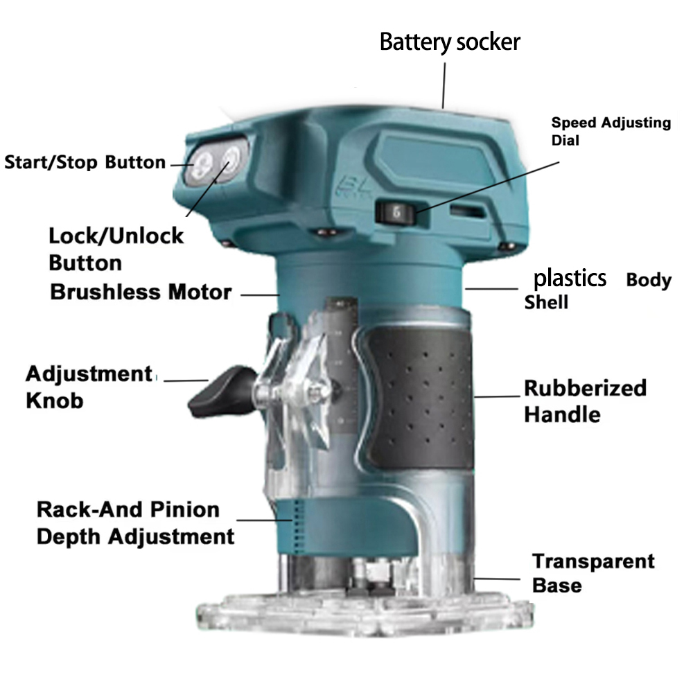 Brushless Trimmer for Woodwork - Woodworking Usa recension och pris