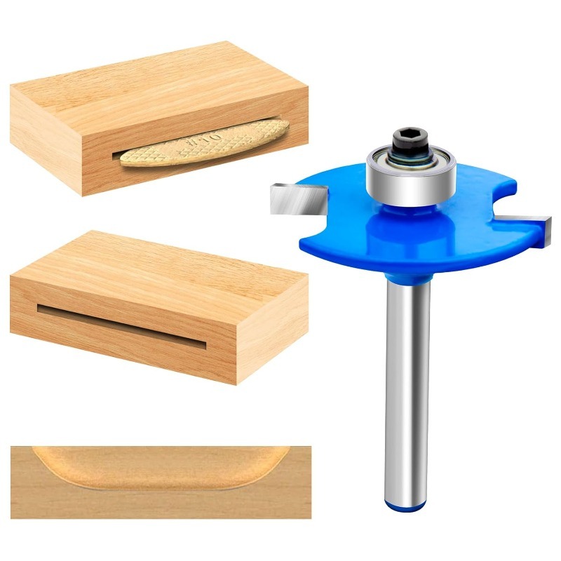 For 1pc 6.35mm Shank T-Sloting - Woodworking Nc recension och pris