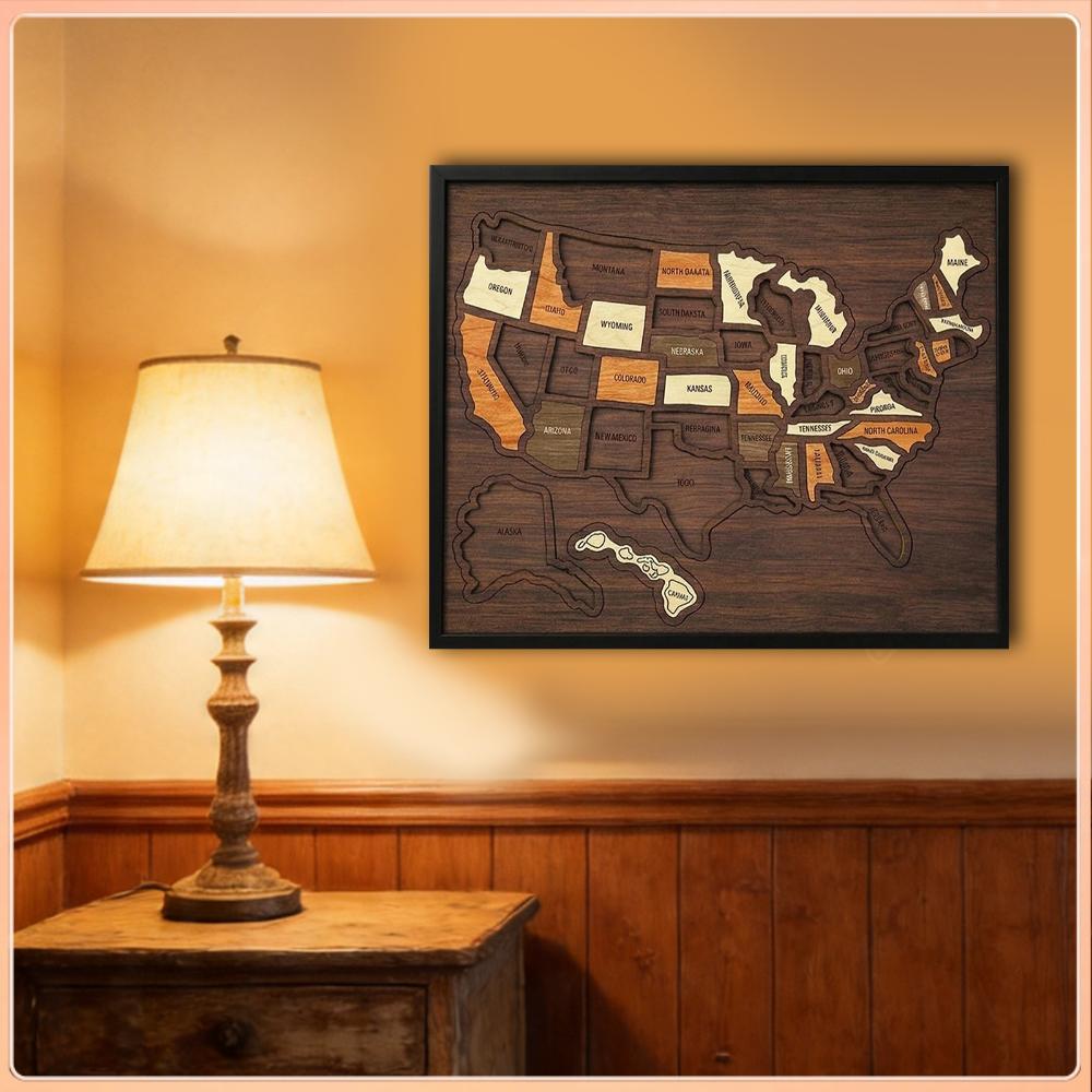 12 X 10Inch Wooden United Stat - Woodworking Usa recension och pris