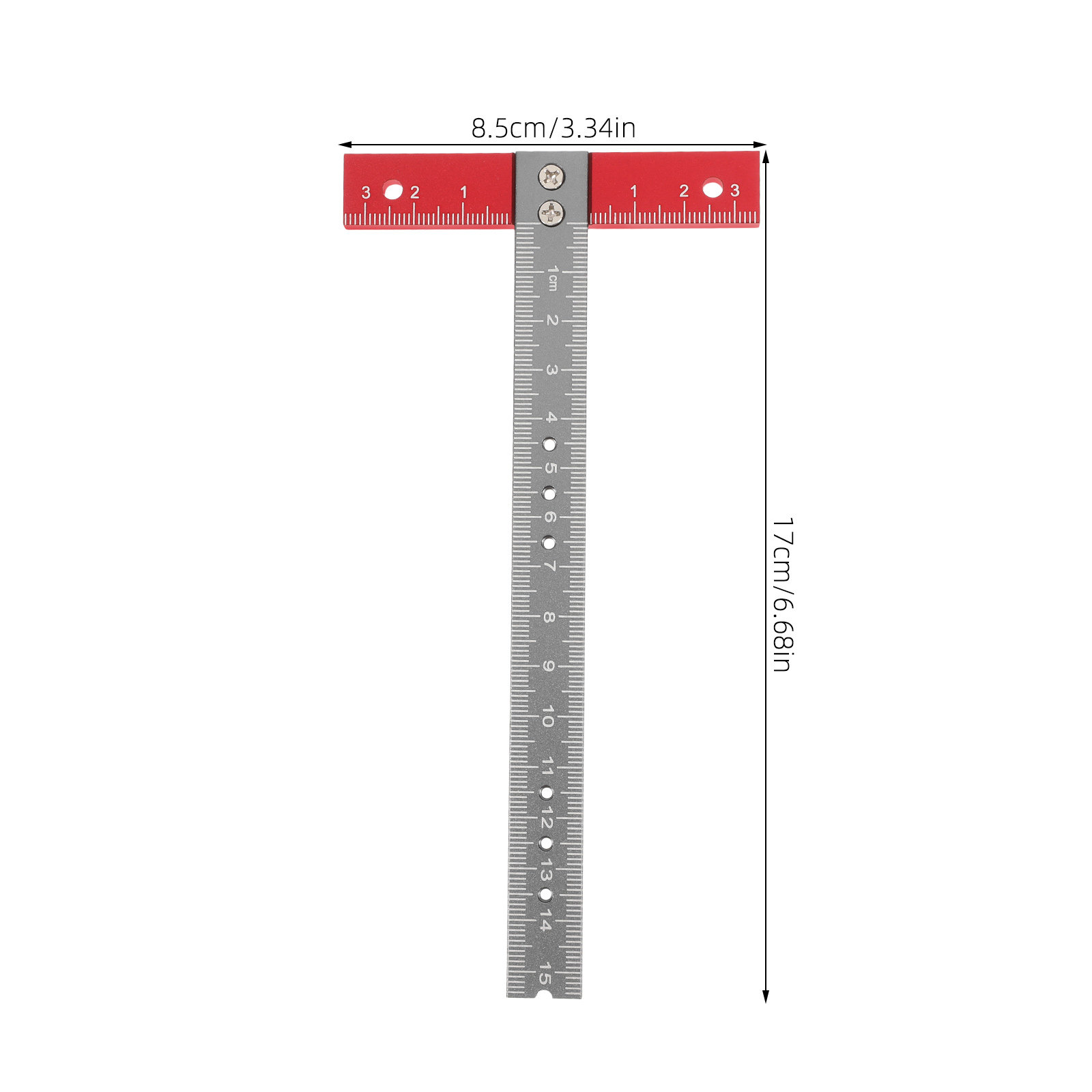 T Ruler Aluminum Alloy Precise - Woodworking Basic Tools recension och pris