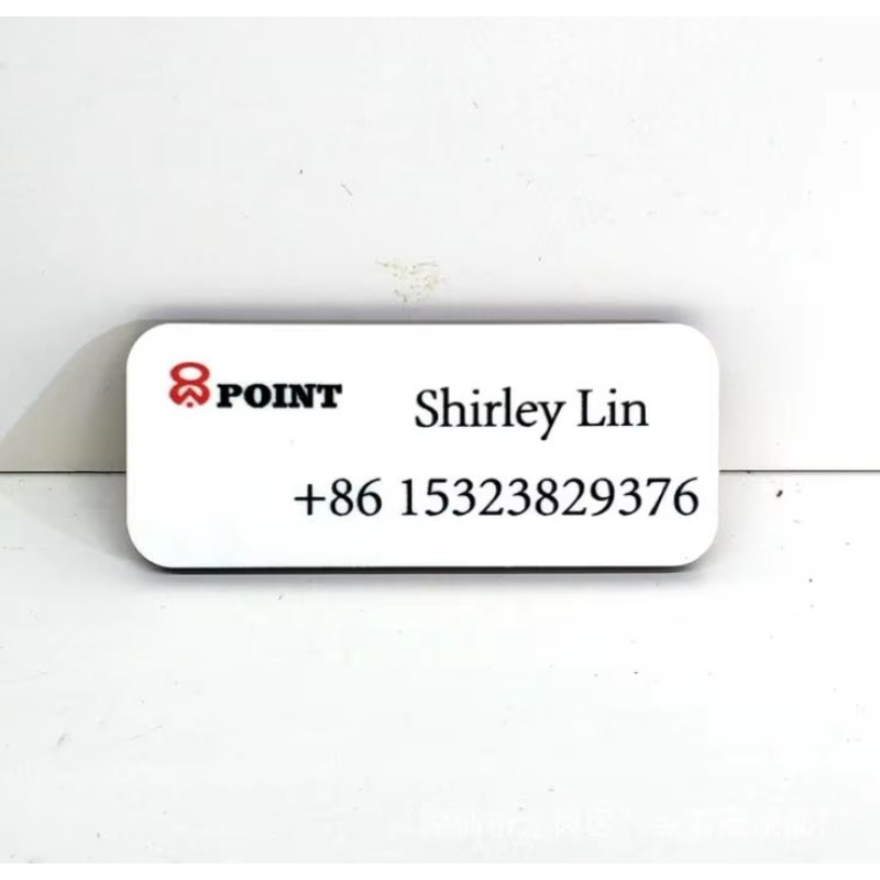 39*76*3mm Rectangle Badge With - Woodworking Names recension och pris