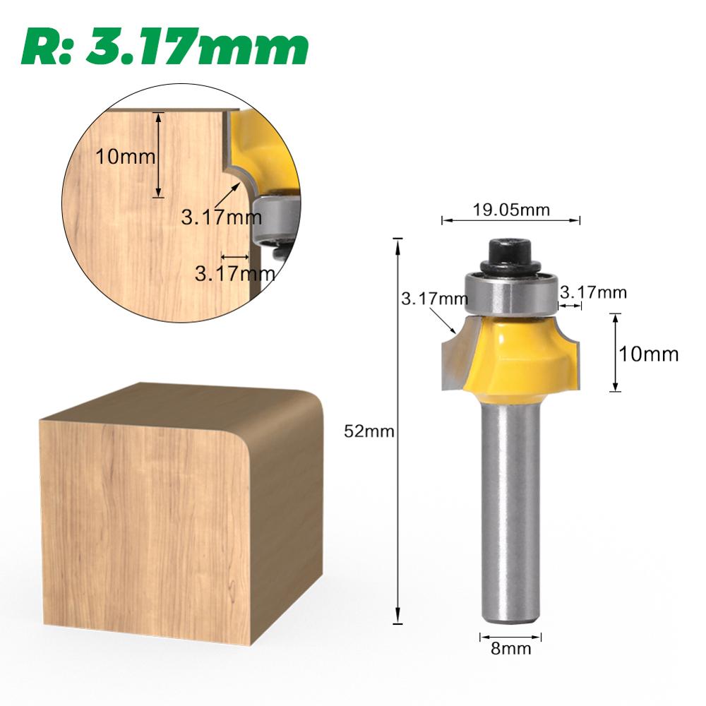 8mm shank Corner Round Over Ro - Woodworking Nc recension och pris
