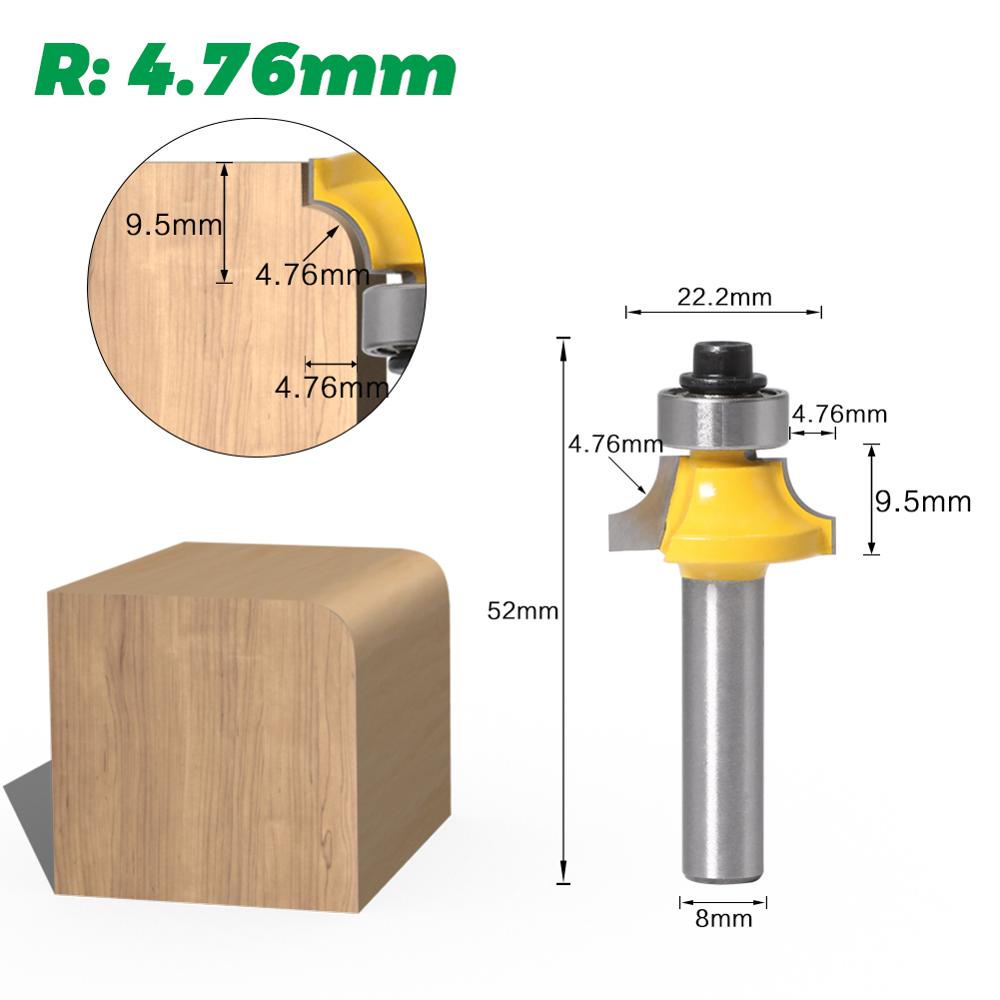 8mm shank Corner Round Over Ro - Woodworking Nc recension och pris