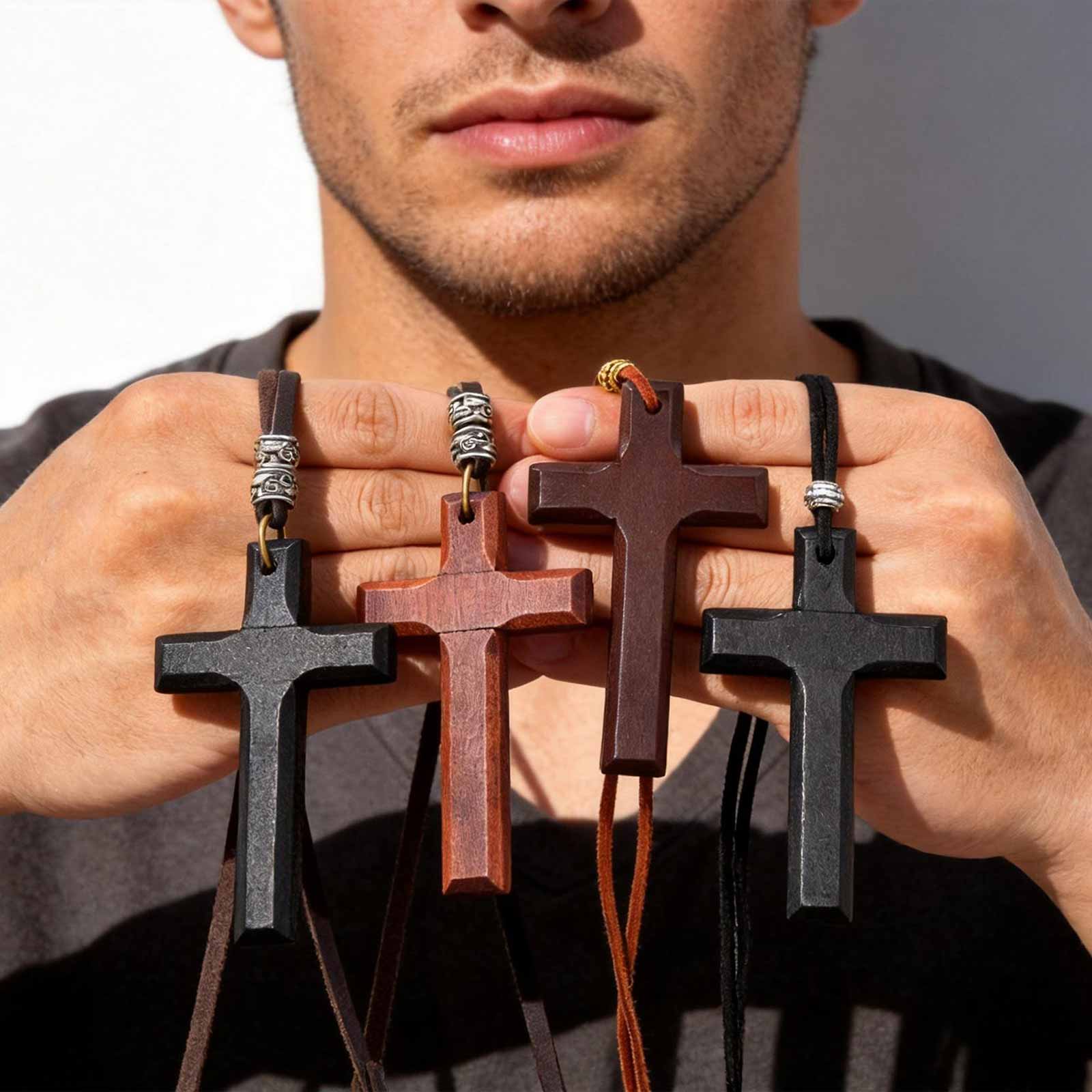 Wooden Cross Necklace for Men  - Woodworking Nc recension och pris