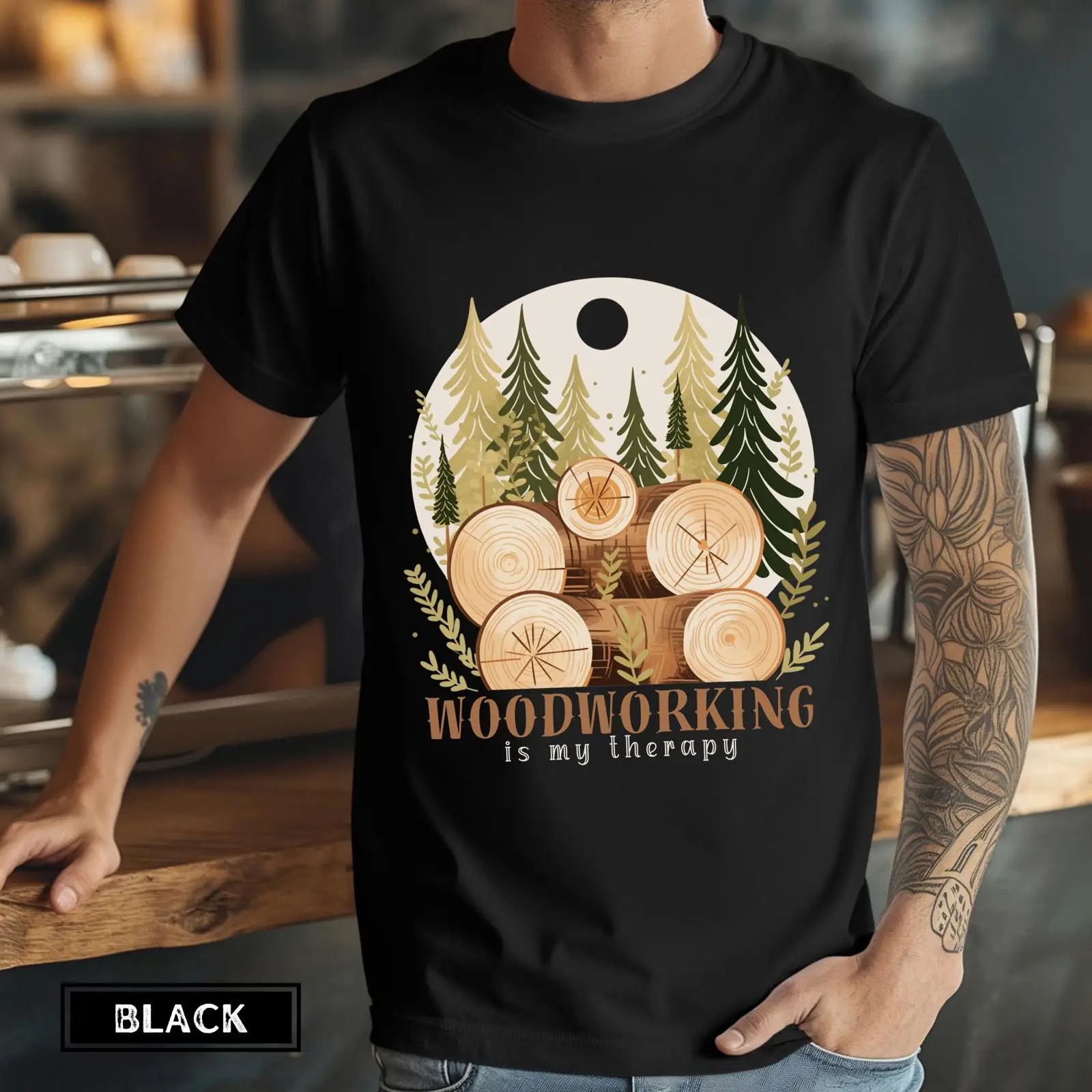 Woodworking Is My Therapy T Sh - Woodworking Therapy recension och pris