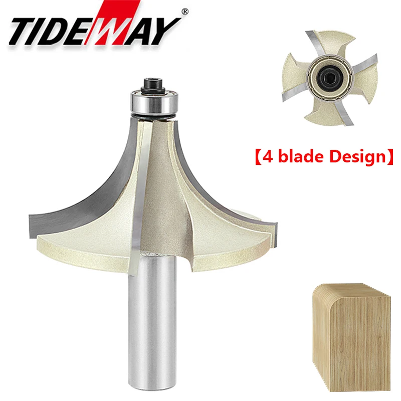 Tideway 4 Blades Round Corner  - Woodworking Nc recension och pris