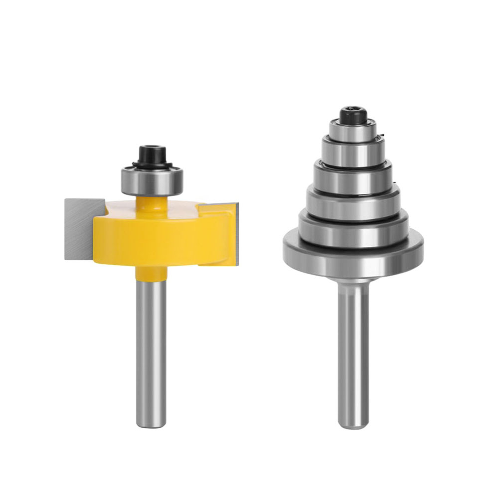 2PCS Rabbet Router Bit Set Wit - Woodworking Nc recension och pris
