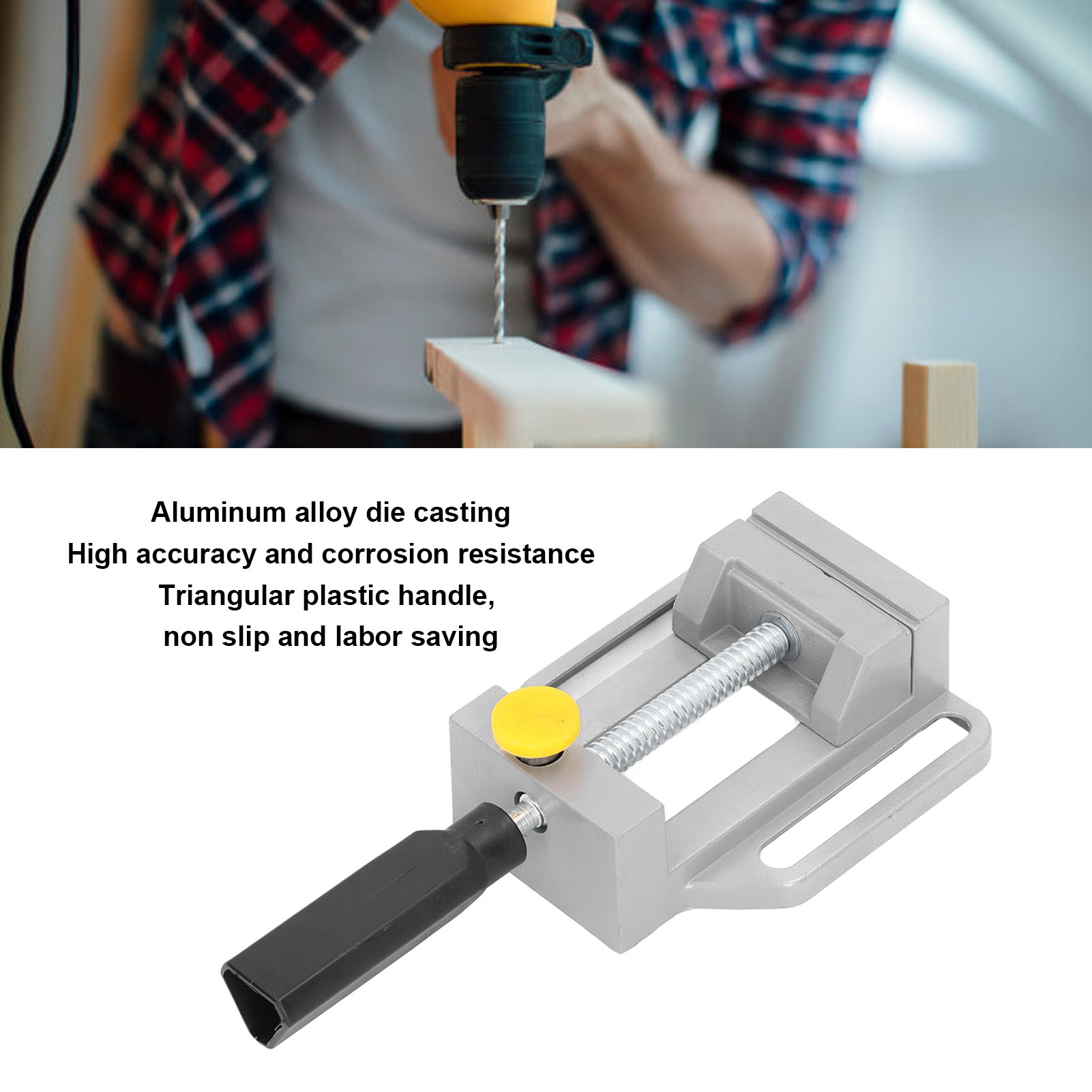 Drill Press Clamping Vise Quic - Woodworking Vice Quick Release recension och pris