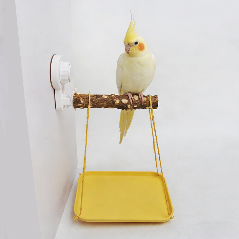 Parrot Stand with Suction Cup  - Woodworking Joint recension och pris