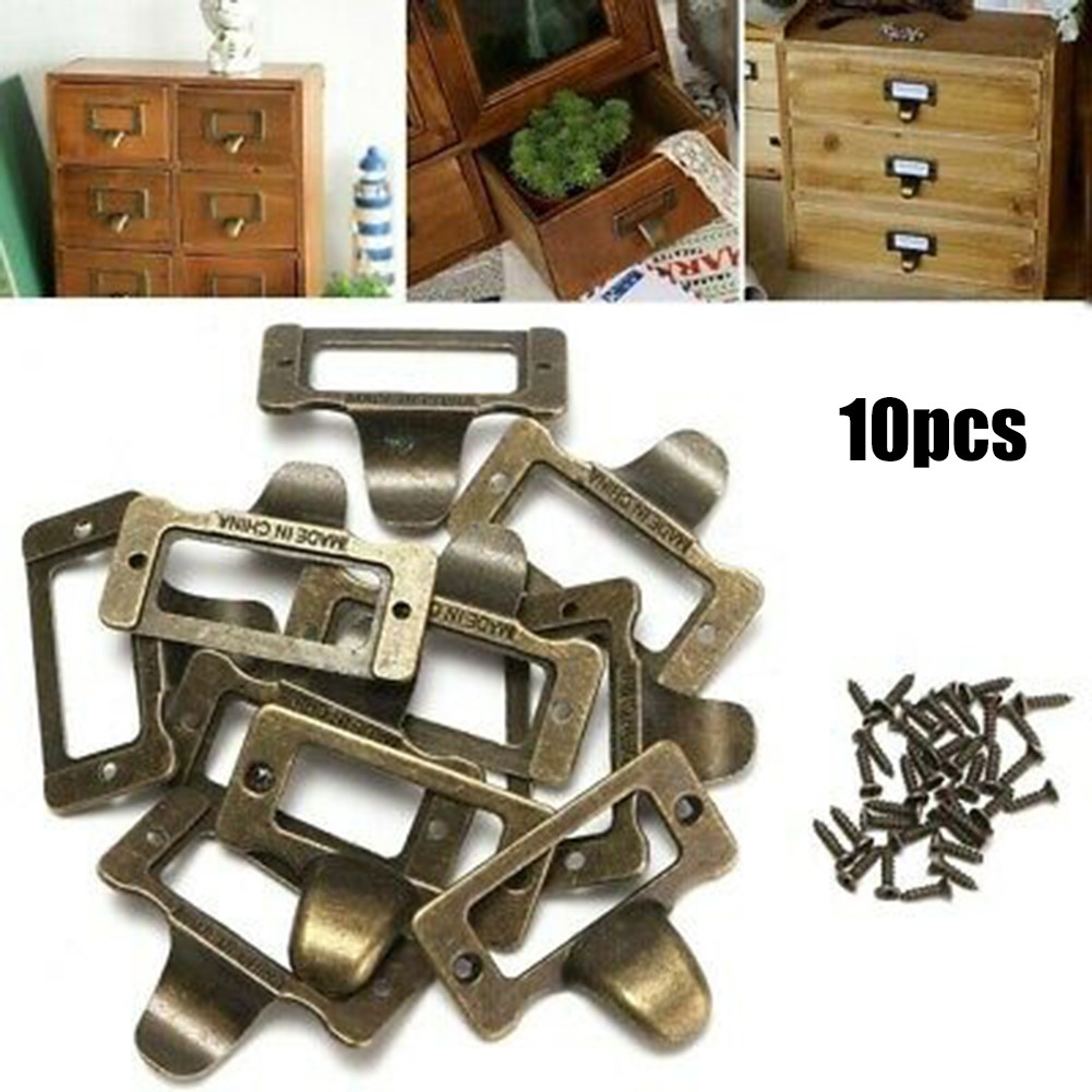 Brand New 10 PCS Label Pulls D - Woodworking Names recension och pris